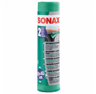 Sonax 416.541 Microfibre Cloth Interior & Windows 2pcs.